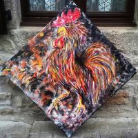 LE COQ(Acrylique sur toile)