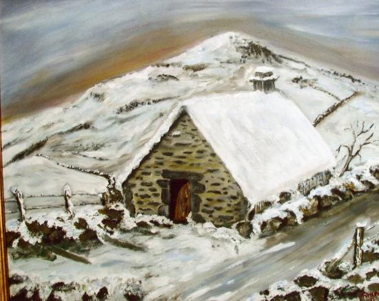 BURON D'AUVERGNE (Huile sur toile)