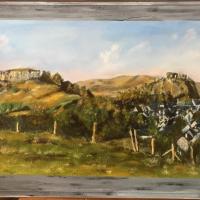 APCHON (avec encadrement en trompe l'oeil sur toile)