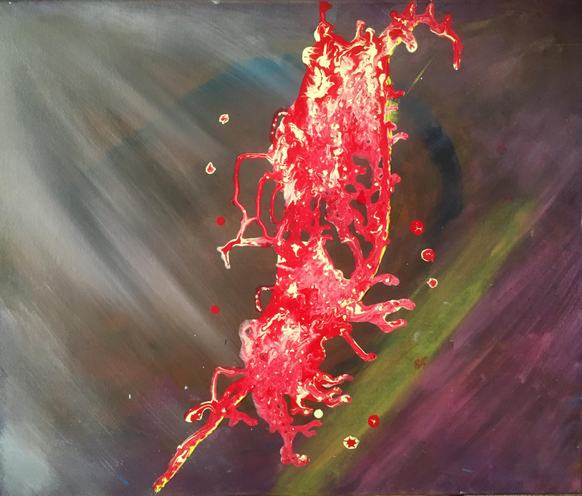 ECLOSION (Acrylique sur toile)